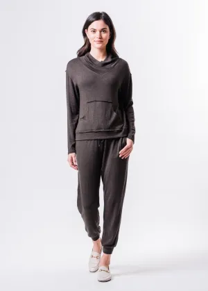 "Luna" Coffee Brown Jogger