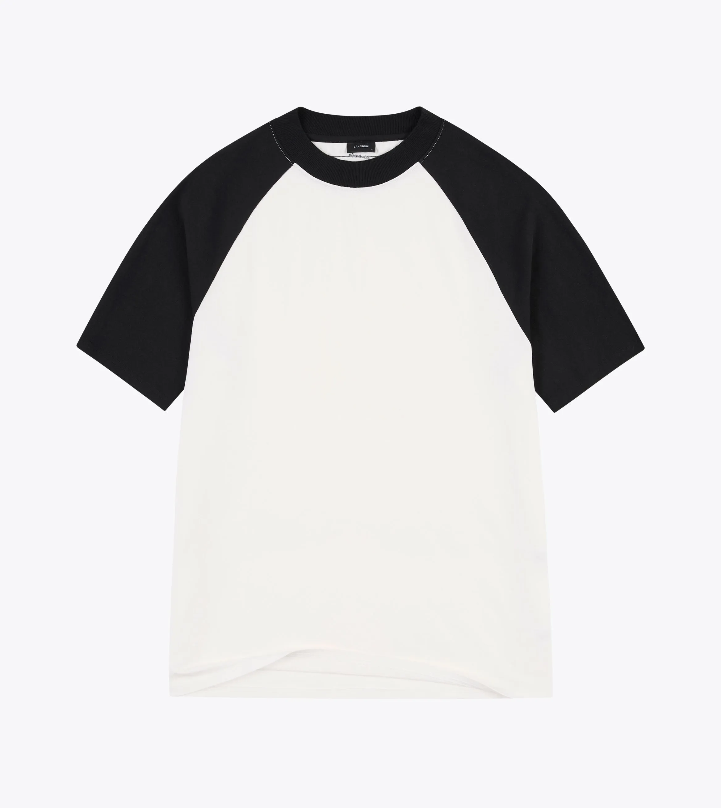 Raglan Lounge Tee Vintage White/Black
