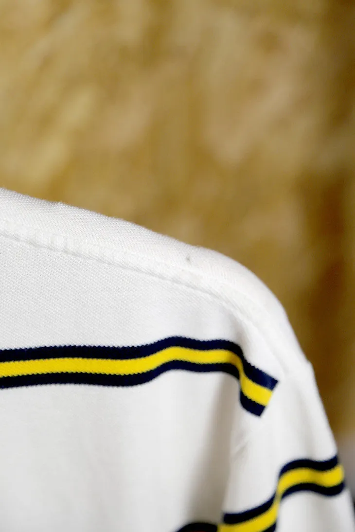 Ralph Lauren Black and Yellow Striped Polo Shirt