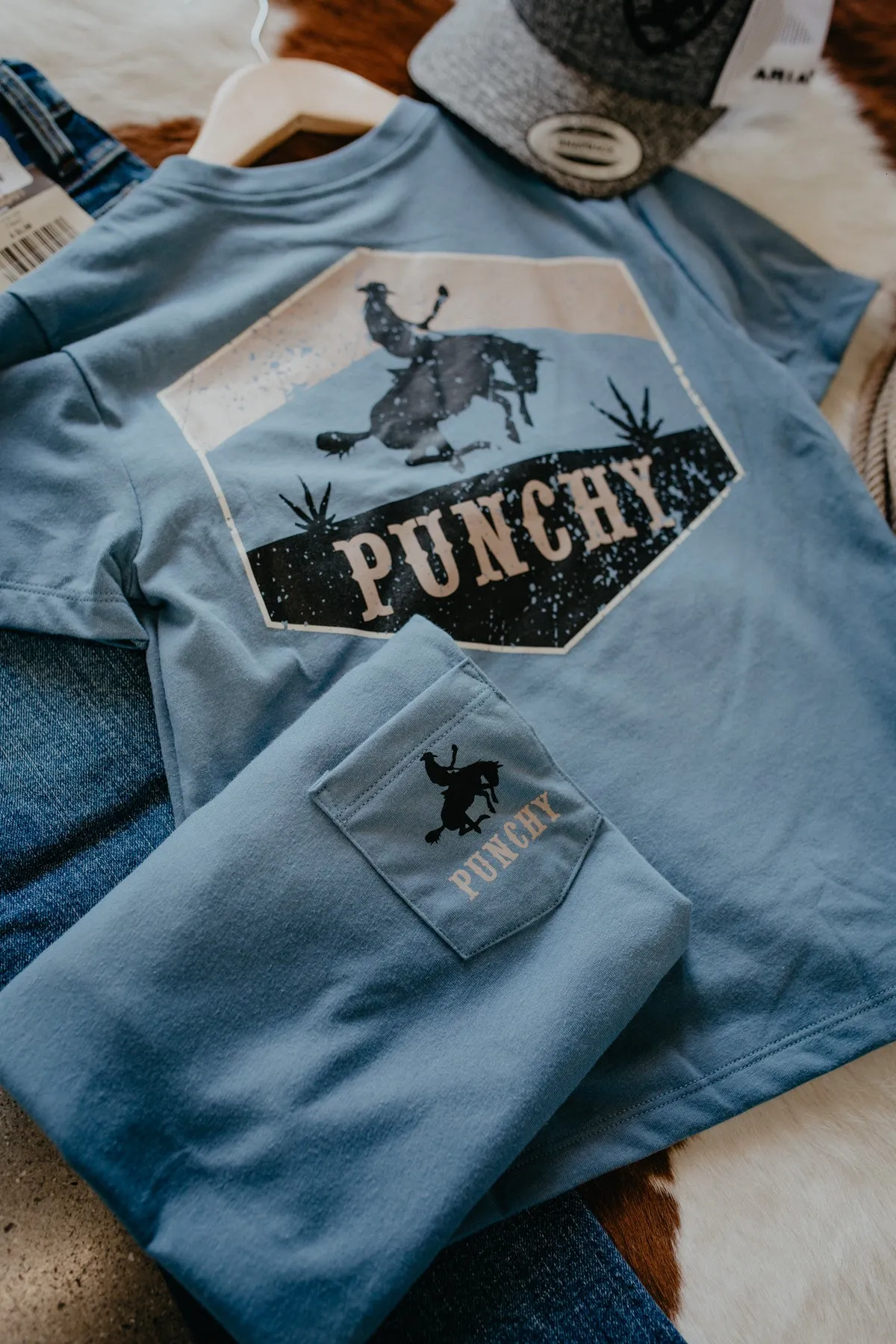 'Ranchero' Youth Hooey Pocket T Shirt (XS-XL)