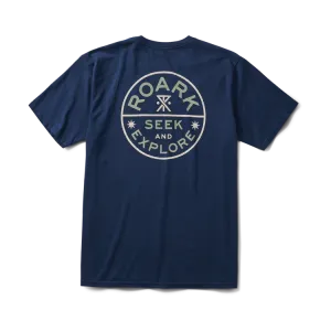 Seek & Explore Signet Premium Tee - Navy