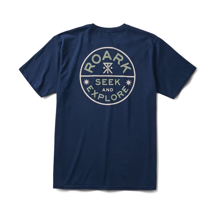 Seek & Explore Signet Premium Tee - Navy