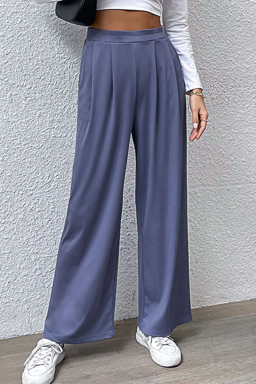 Soft Steel Pants with Pockets