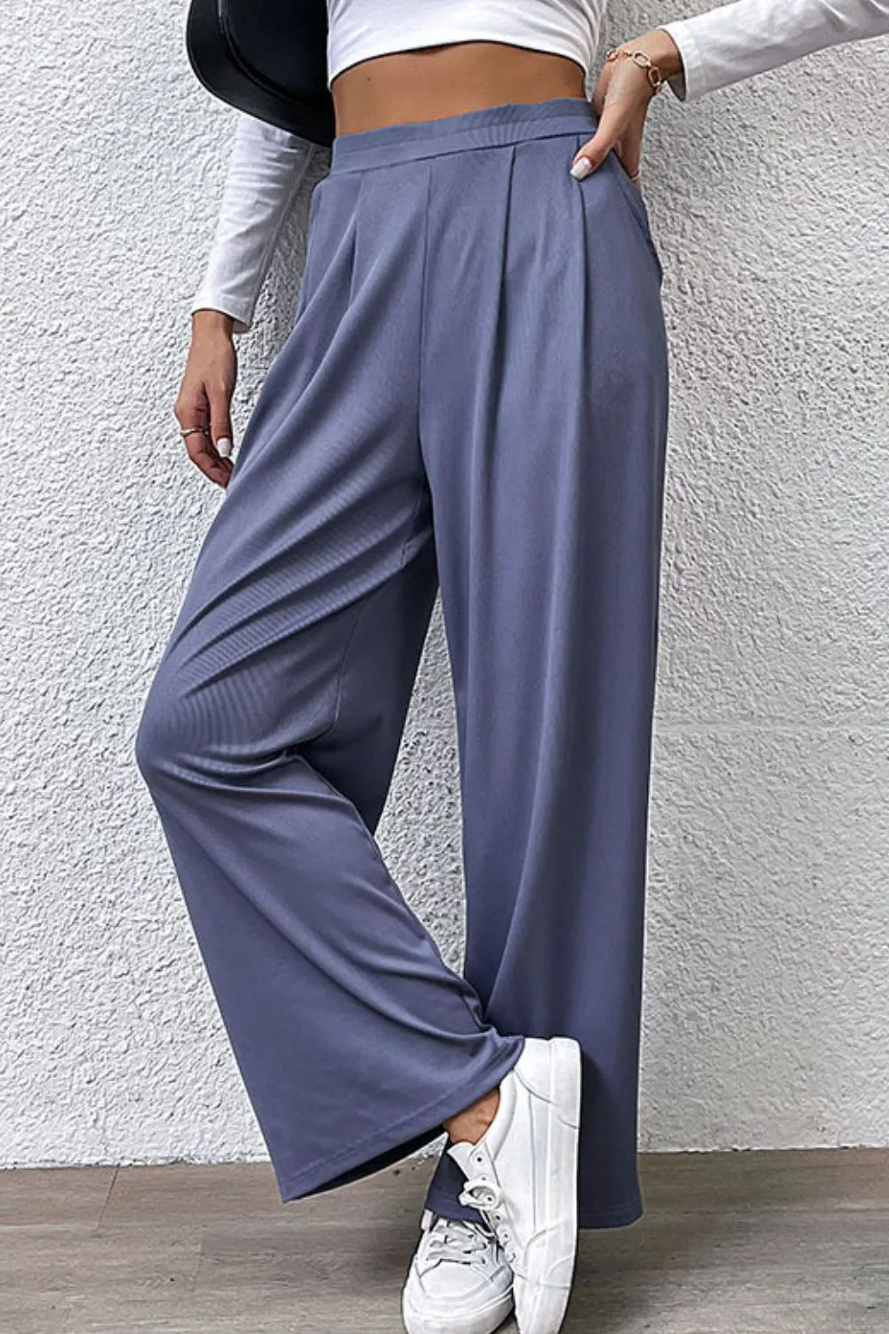Soft Steel Pants with Pockets