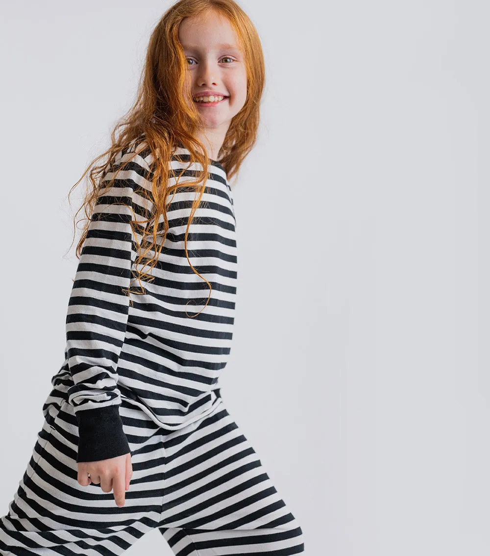 soft striped lounge set stripes