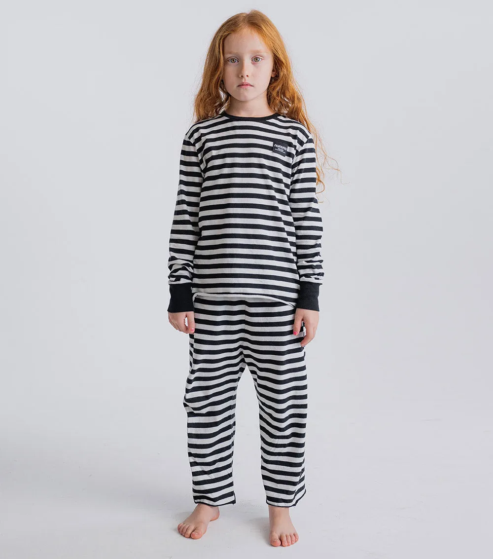 soft striped lounge set stripes