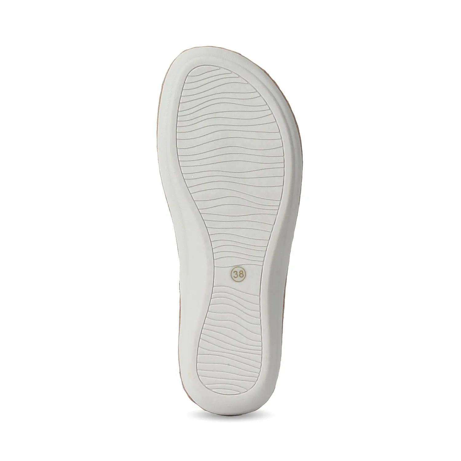 Studs Embellished Matt Finished Wedge for Women