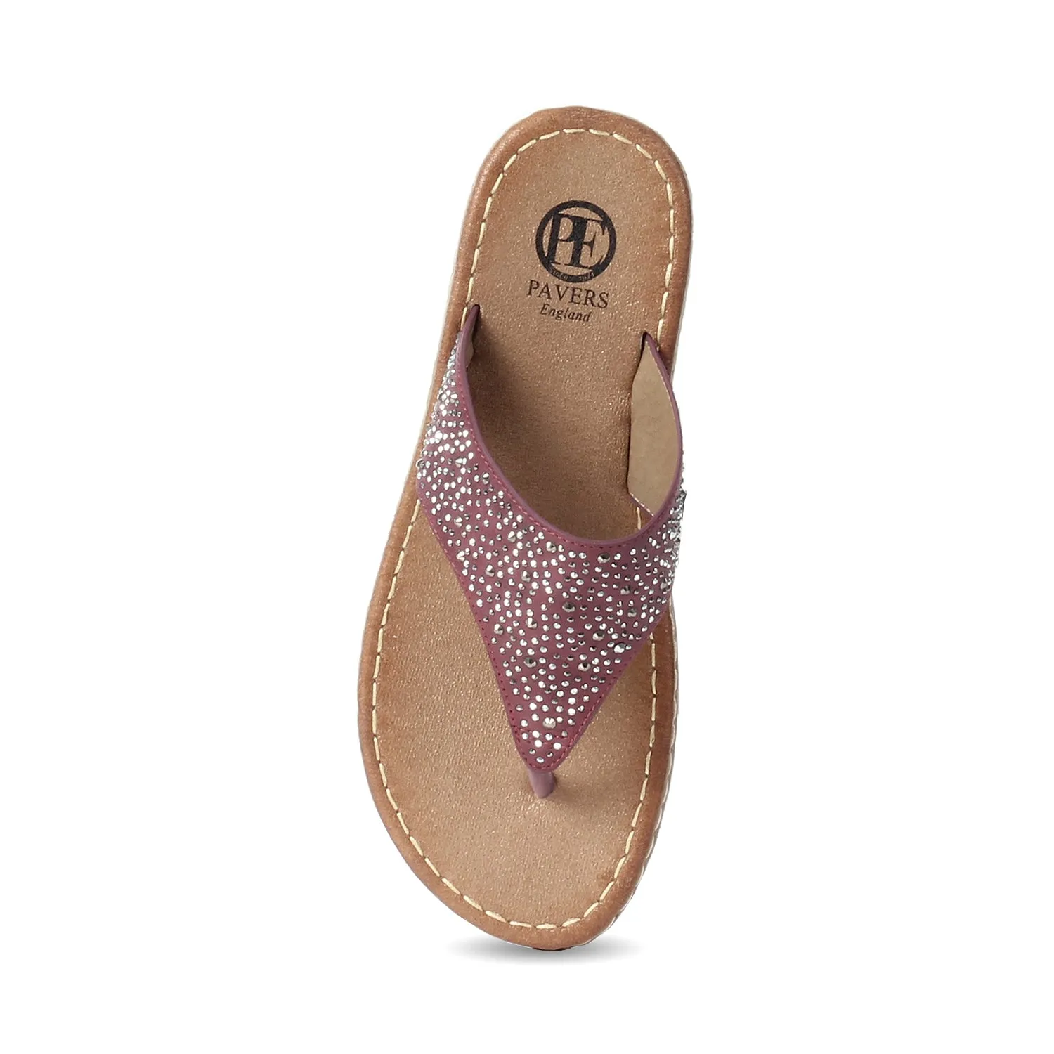Studs Embellished Matt Finished Wedge for Women