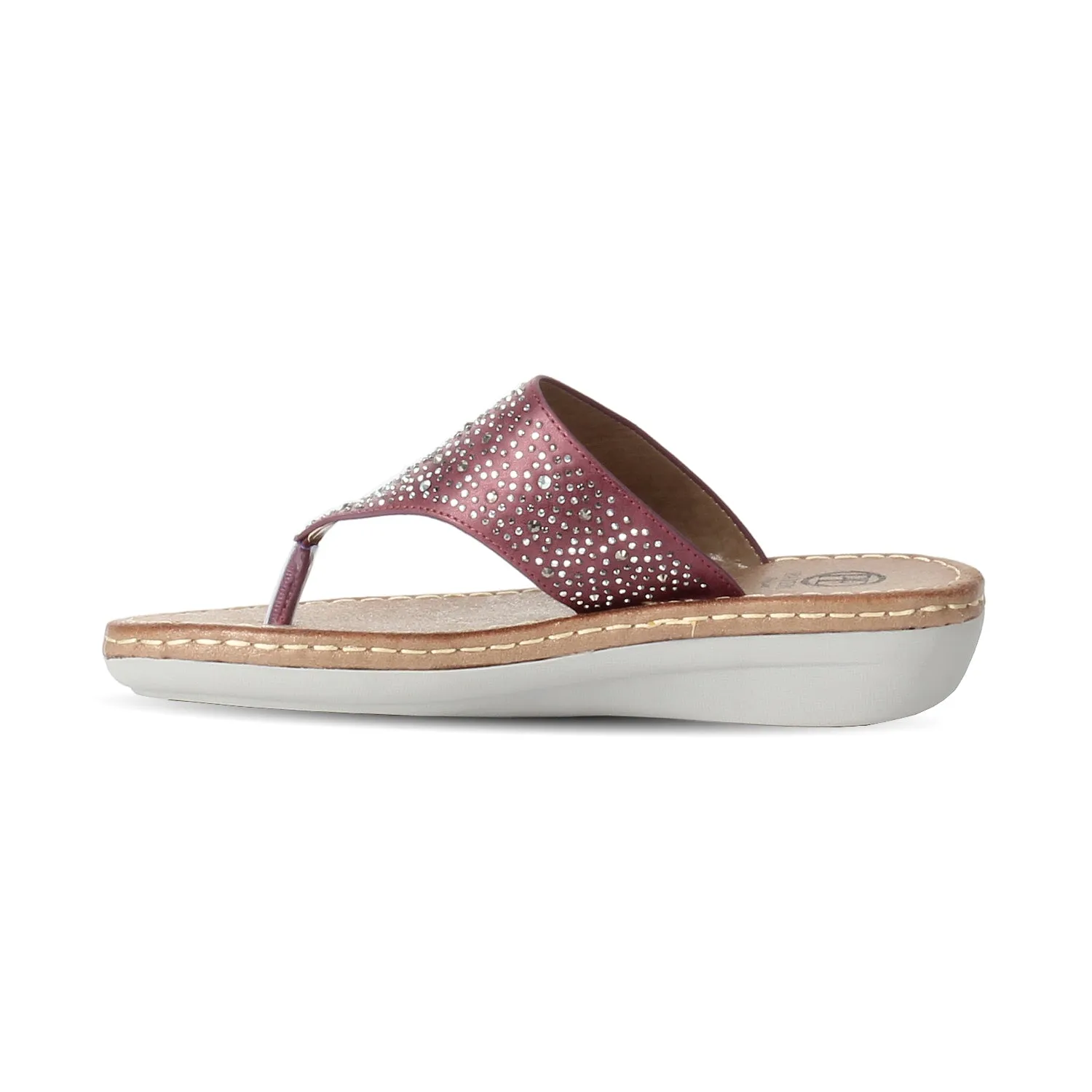 Studs Embellished Matt Finished Wedge for Women