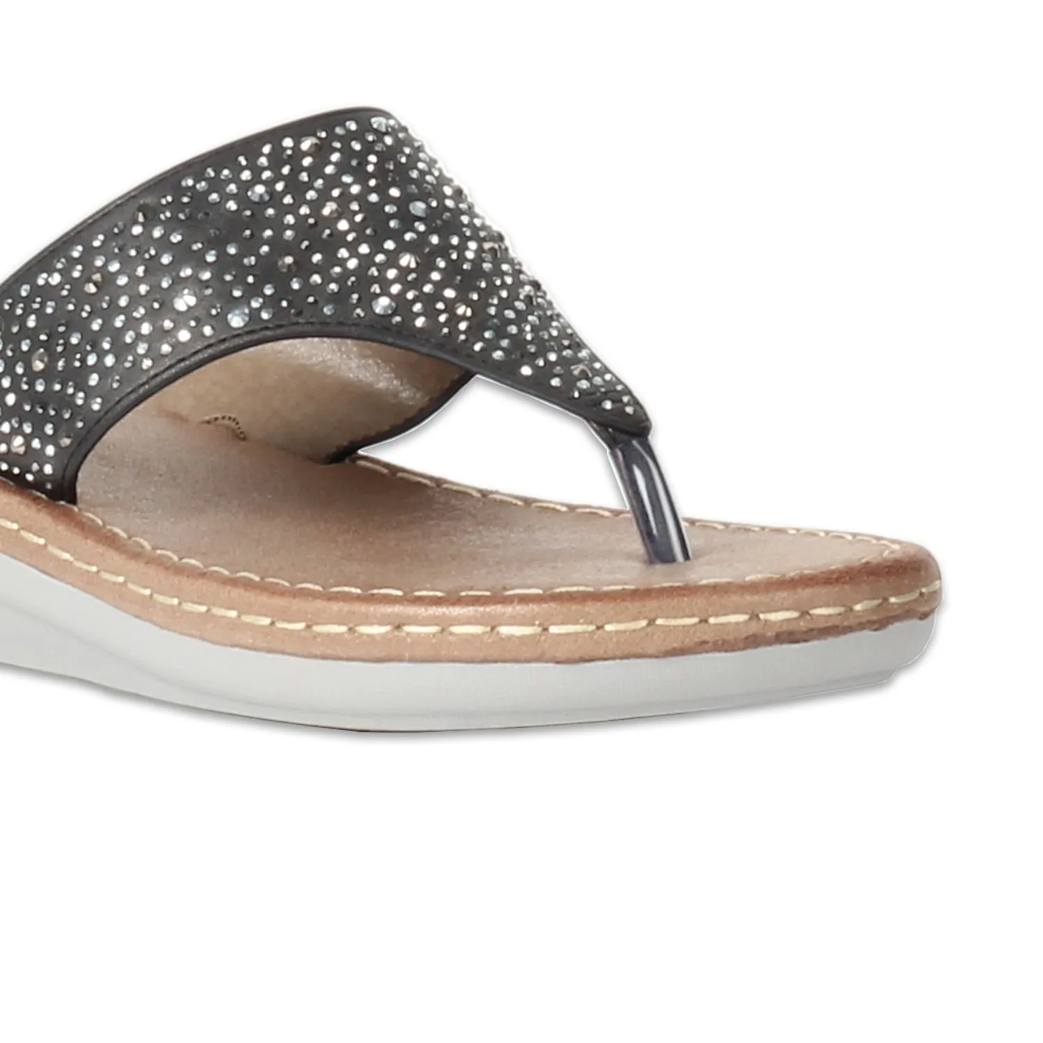 Studs Embellished Matt Finished Wedge for Women