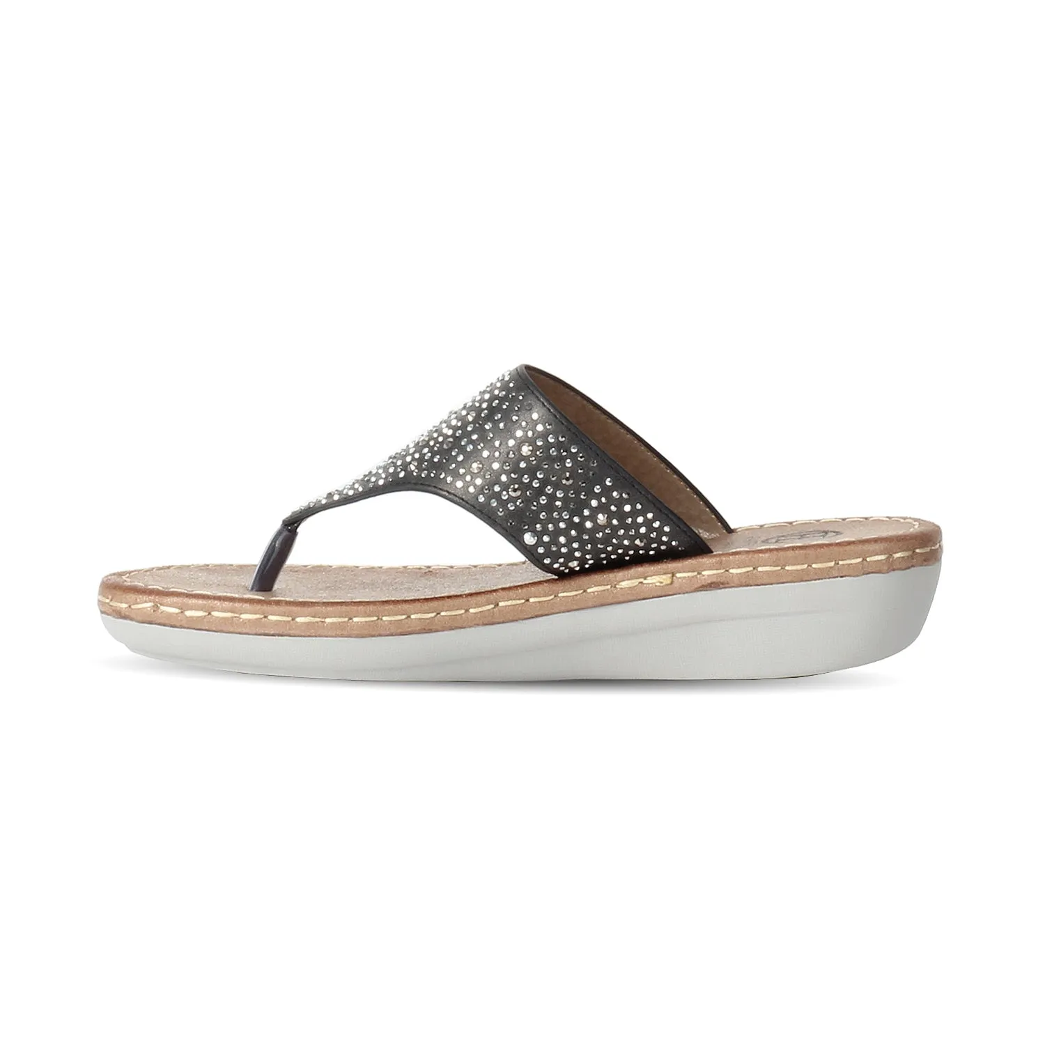Studs Embellished Matt Finished Wedge for Women