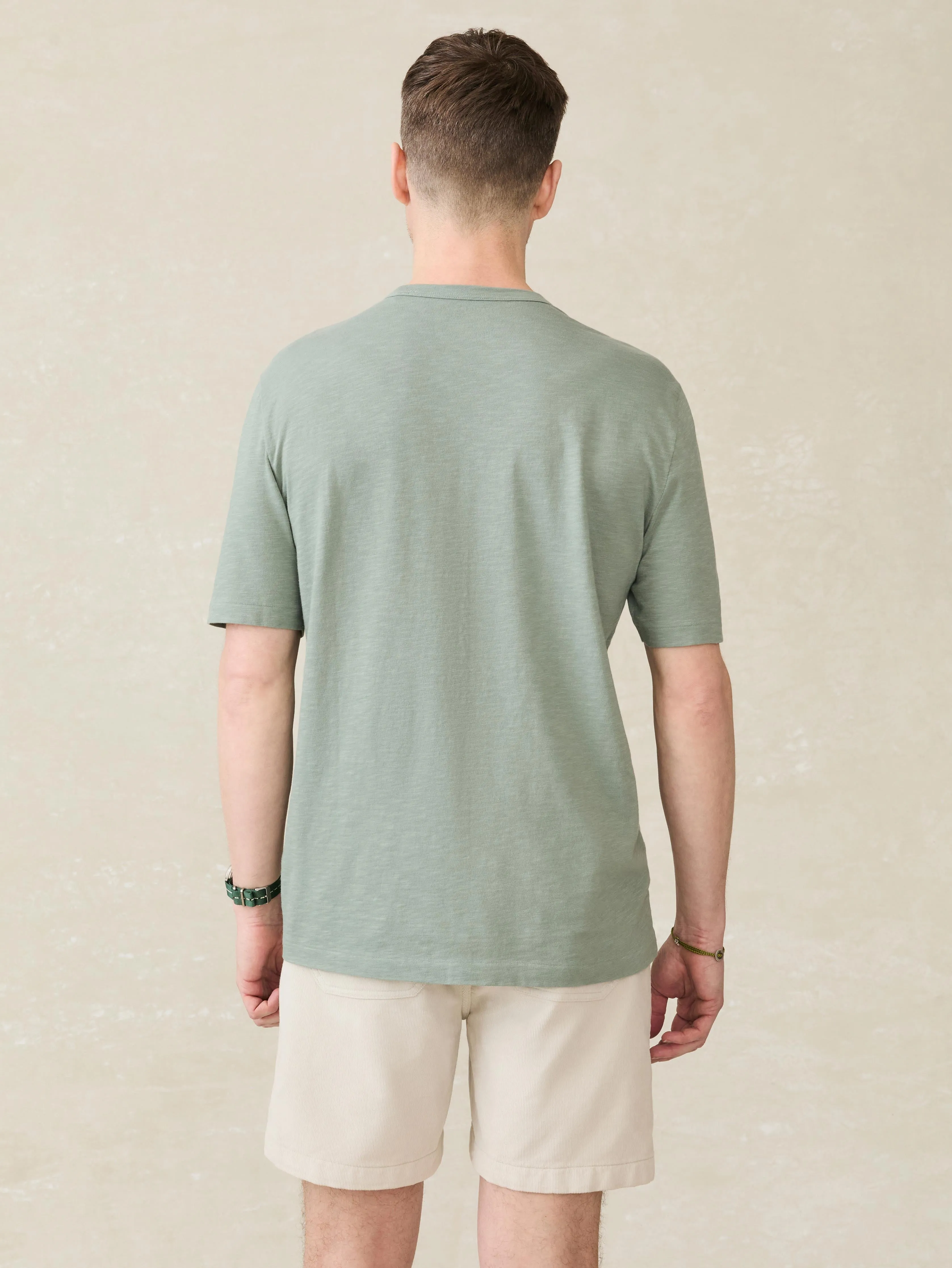 Sunwashed Regenerative Cotton Tee - Sage Creek