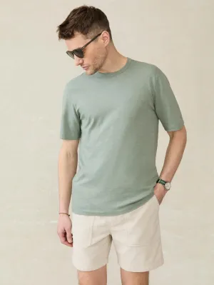 Sunwashed Regenerative Cotton Tee - Sage Creek