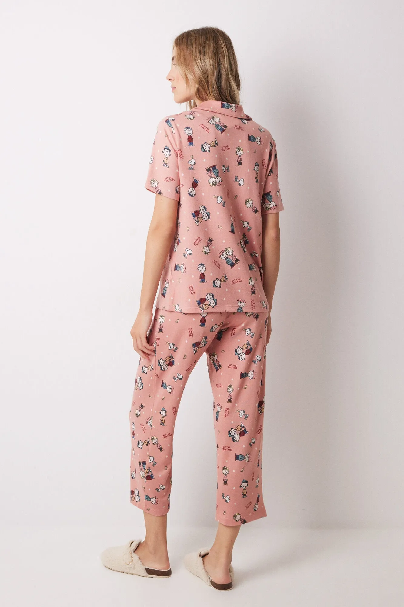 Super soft pink Snoopy pajamas