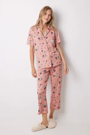 Super soft pink Snoopy pajamas