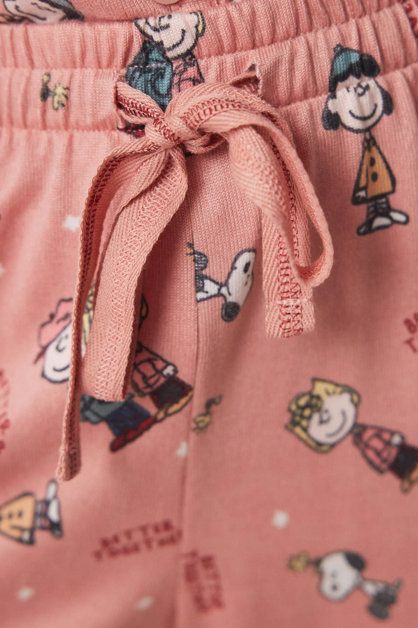 Super soft pink Snoopy pajamas