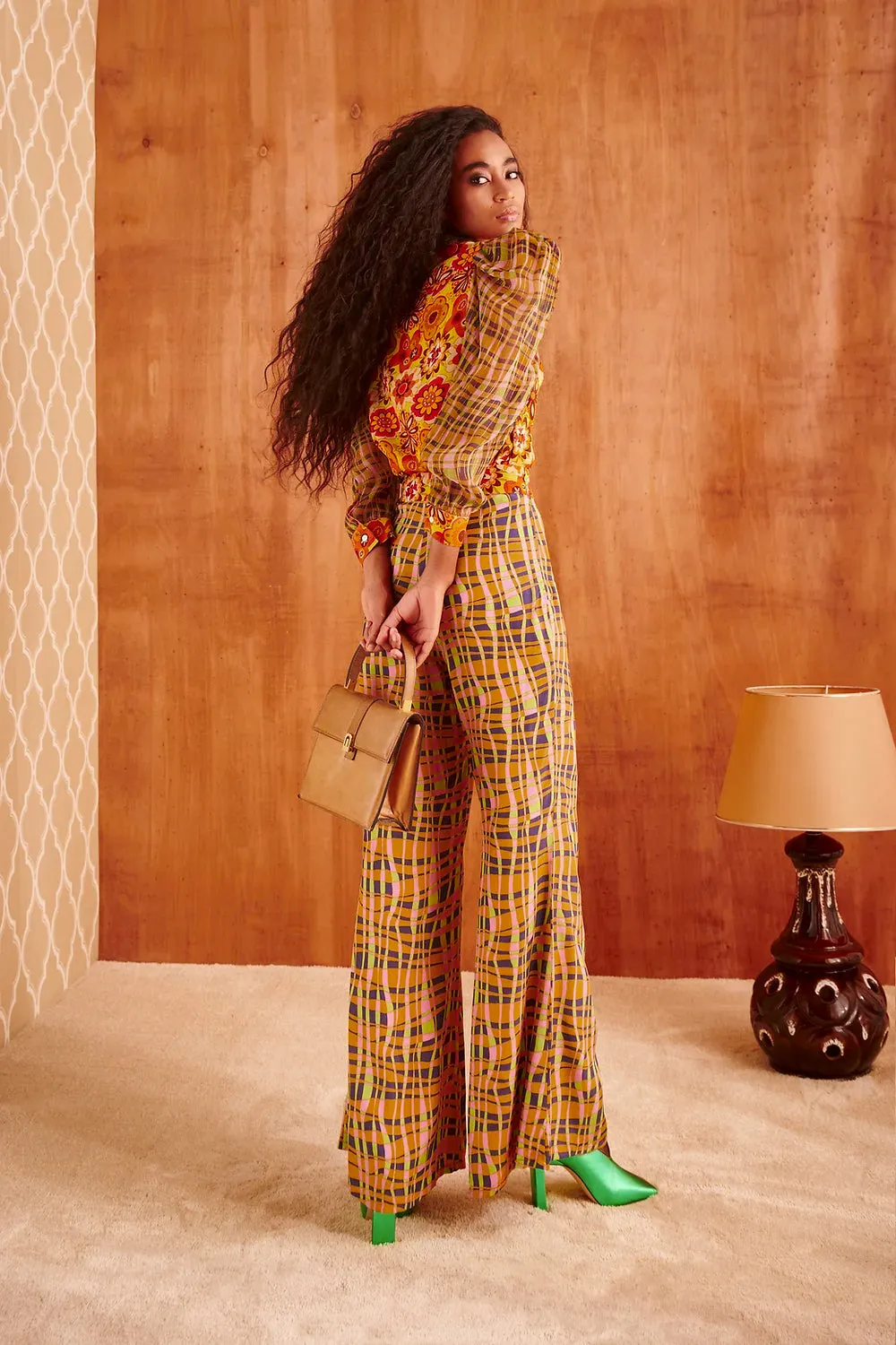 Tangiri blouse in yellow multi