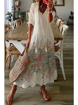 Tessa | Casual Floral Maxi Dress