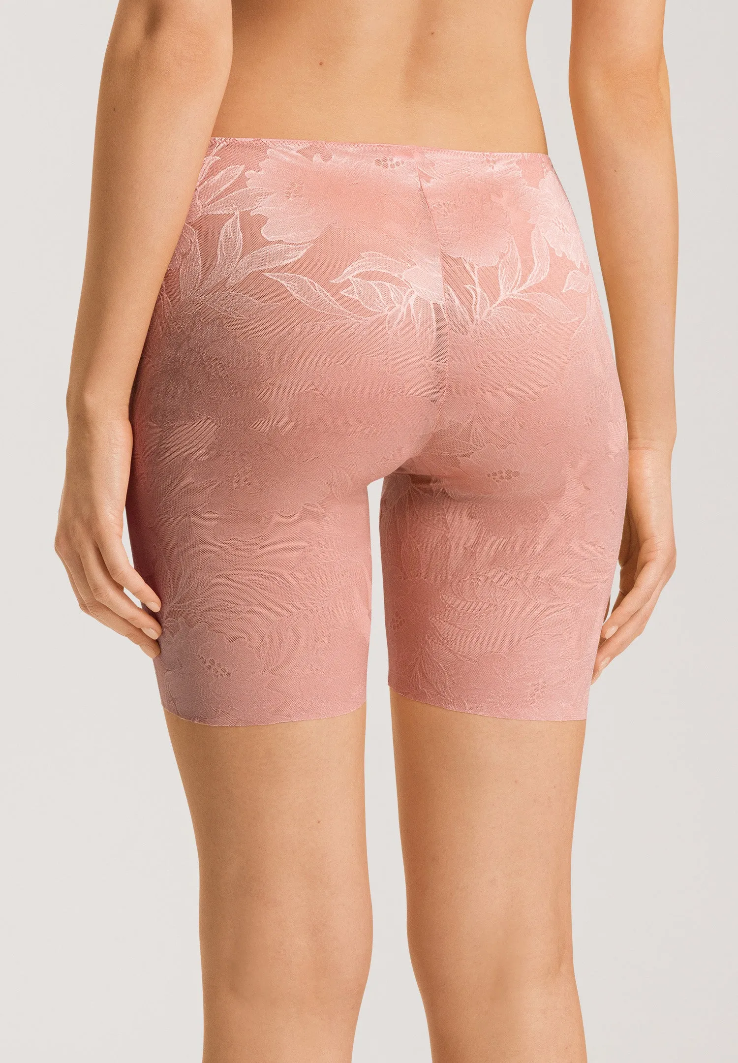 Tina Floral Bike Shorts | Mocha Powder 70923-2305