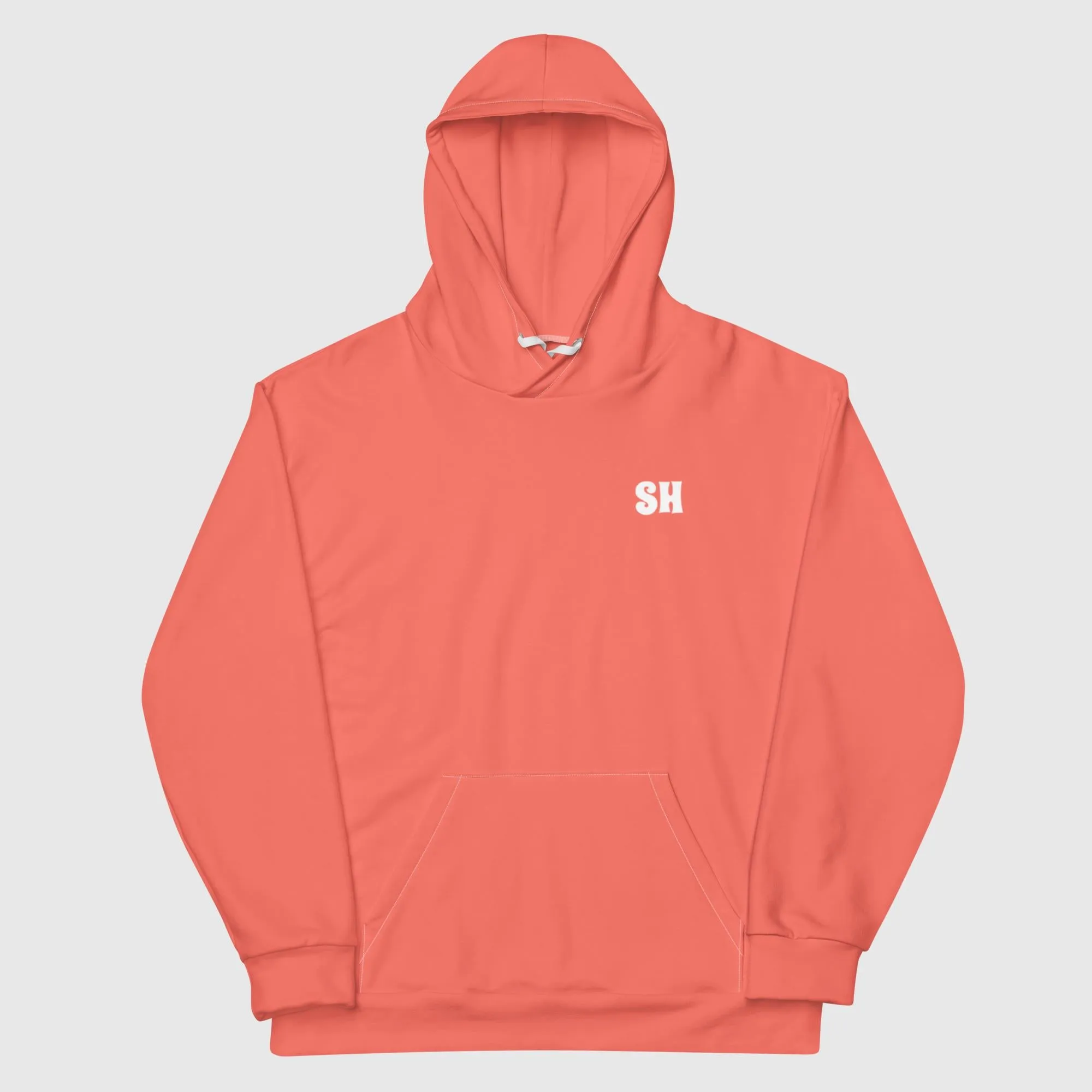 Unisex Hoodie - Coral Red