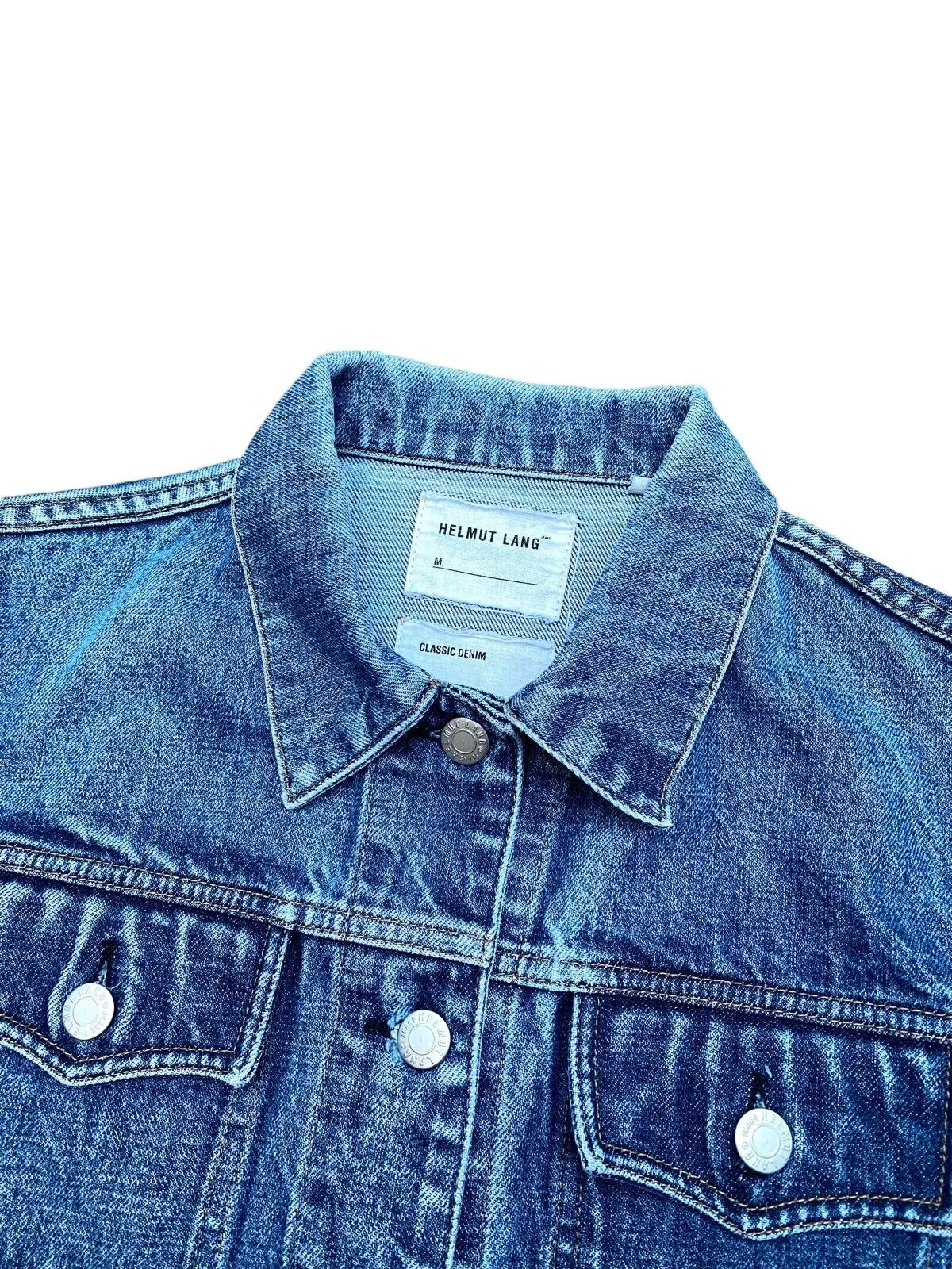 Vintage Classic Blue Denim Jacket  Size M Women