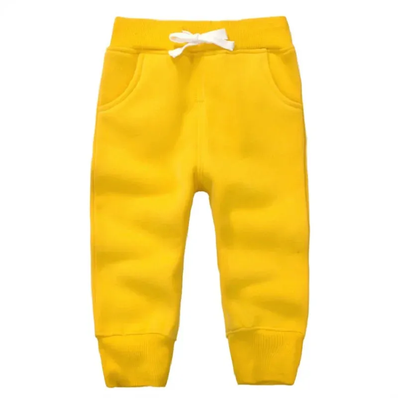 Winter Warm Velvet Sweatpants For 1-5 Yeas Babies Boys Girls Casual Sport Pants Jogging  Kids Children Trousers KF107