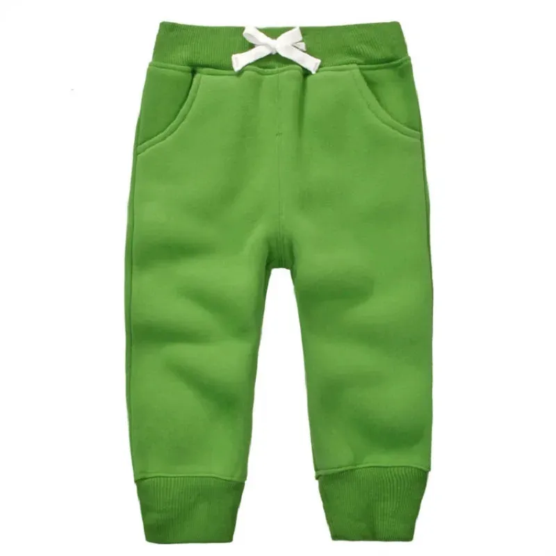 Winter Warm Velvet Sweatpants For 1-5 Yeas Babies Boys Girls Casual Sport Pants Jogging  Kids Children Trousers KF107