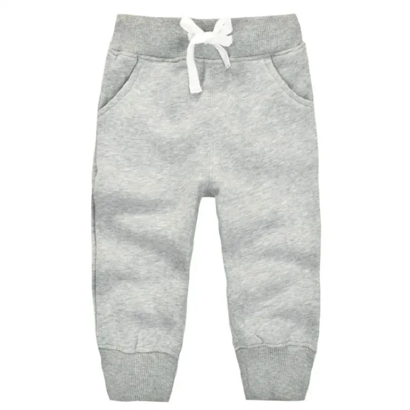 Winter Warm Velvet Sweatpants For 1-5 Yeas Babies Boys Girls Casual Sport Pants Jogging  Kids Children Trousers KF107