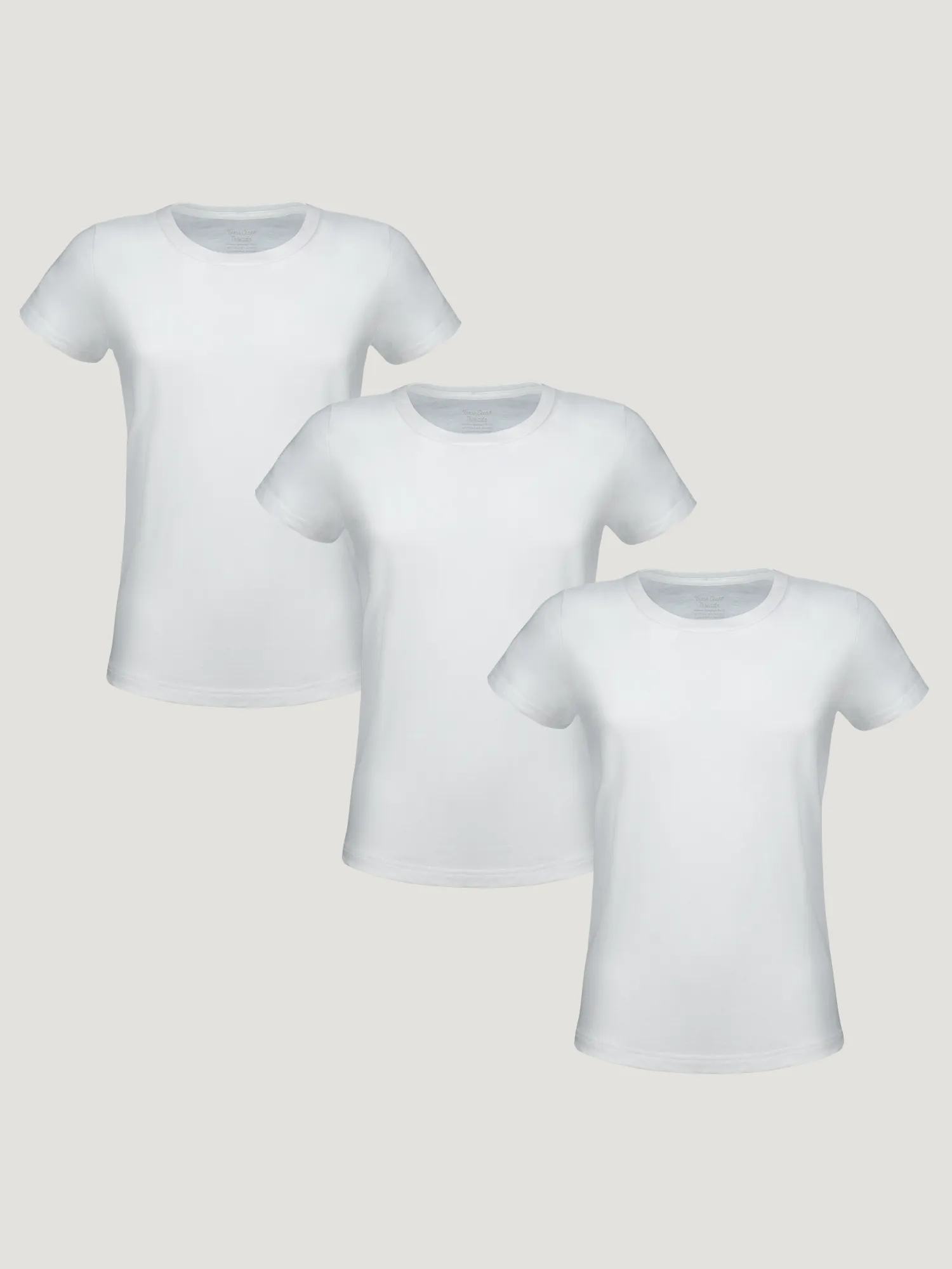 Women's Crew All White 3-Pack