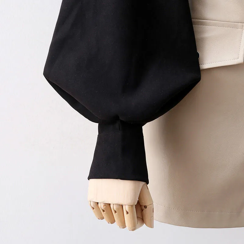 Women's Vintage Lantern Sleeve Blouse