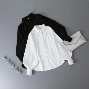 Women's Vintage Lantern Sleeve Blouse
