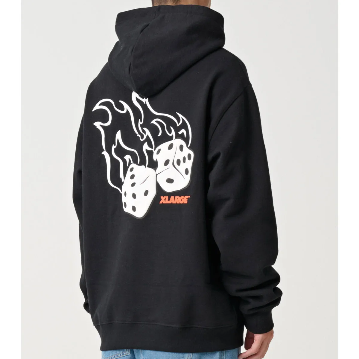 Xlarge - Fire Dice Hoodie Black
