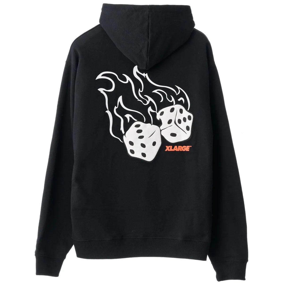 Xlarge - Fire Dice Hoodie Black